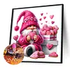 >SALE<5D DIY Full Round Drill Diamond Painting Cute Gift Gnome Home Decor Kit 30x30cm