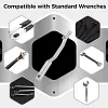 Wrench Extender Tool Bar, Extra Long 15 Inch Wrench Extension Bar with 1/2 Inch Square Hole for Maximum Leverage, Solid Steel Tool for Mechanics and DIY Enthusiasts