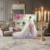(Pre-Framed)Wedding Dress-Special Shape Diamond Painting Kit(25x25cm)