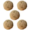 5pcs 8cm Faux Rabbit Fur Ball Faux Fur Cat Balls Toy for Pet Chasing Playing
