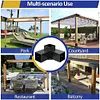 [US Local Warehouse] 2 Pack Shade Sail Poles 10FT Outdoor Sun Shade Poles 2.13in Diameter Heavy Duty Metal Post for Deck Patio Outside Backyard