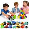 12/20 Pack Colorful Easter Egg Fillers Presents for Girls Boys Kids Toddlers