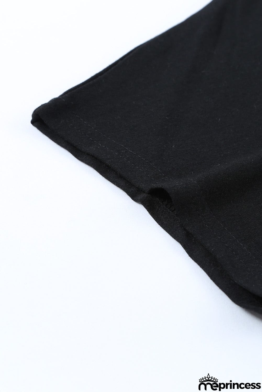 Round Neck Short Sleeve Solid Color Tee