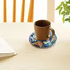 (US Local)6 PCS Acrylic Washable Diamond Painting Coasters Kits with Holder (Sea Animal)
