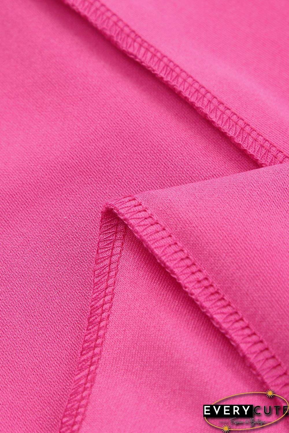 Rose Split Hem High Waist Pants