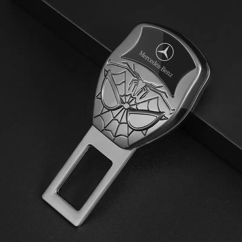 Car zinc alloy electroplated seat belt extension buckle