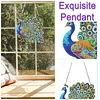 Diamond Painting Acrylic Double-side Peacock Pendant Hanging Gem