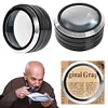 5X Illumination Paperweight Magnifier 6 LED Dome Desktop Magnifier for Reading