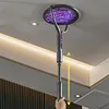 Rotating Head Bug Zapper Racket 2 in 1 Electric Fly Swatter for Indoor Outdoor