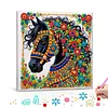 (Pre-Framed)Horse-Special Shape Diamond Painting Kit(29x29cm)