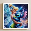 Elf And Stitch - 11CT Stamped Cross Stitch - 40*40cm - Disney