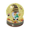8pcs Diamond Painting Drink Coasters Cup Coasters for Adults Kids