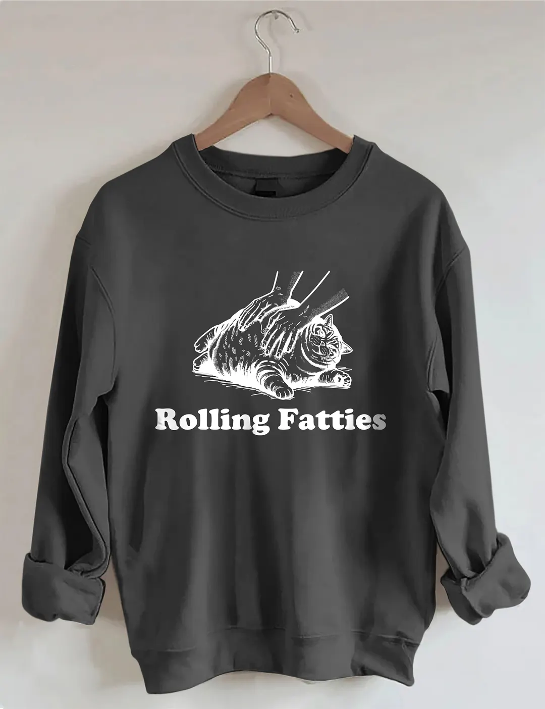 Rolling Fatties Cat Sweatshirt