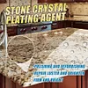 Stone Crystal Plating Agent with Sponge and Towel Marble Crystal Plating Agent