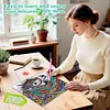 (Pre-Framed)Horse-Special Shape Diamond Painting Kit(29x29cm)