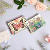 2pcs DIY Diamond Art Diamond Dot Card Pack Diamond Painting Pouch (Flower Butterfly)