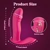 Stymulator łechtaczki, waginalny masażer, dildo do stymulacji punktu G sterowane aplikacją, zabawki erotyczne dla dorosłych
