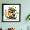 Owl - 18CT Stamped Cross Stitch 20*20cm/7.87*7.87in
