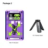 RB-V12 360&deg; Full Color RGB Magnetic LED Fill Light with App Control, 26 Lighting Scenes, USB Type-C PD/QC Fast Charging Port, Cyberpunk Mini Portrait Handheld Selfie Video Creative Lighting