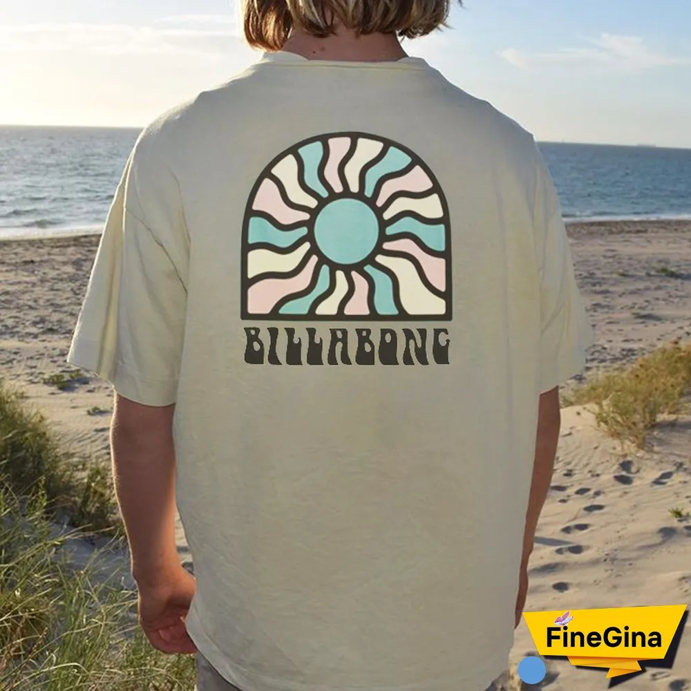 Men Fashion Billabong Print T-Shirt