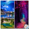 2Pack Landscape- AB Drills Full Round Diamond Painting(75x45cm)