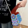 (US Local)DIY Mandala Diamond Art Wooden Coin Pouch with Chain 5D Diamond Painting Purse