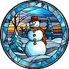 (Counted/Stamped) Christmas - 18CT Cross Stitch 20*20cm/7.87*7.87in