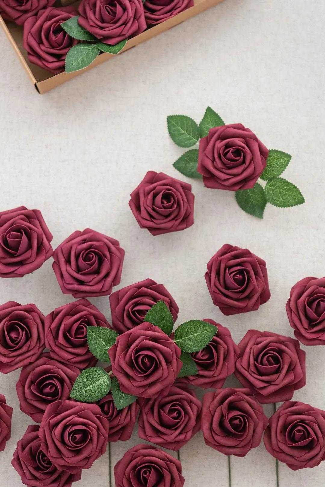 3" Foam Rose with Stem - 56 Colors