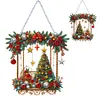 Christmas Special Shape Tree Diamond Painting Hanging Double Sided Effect Pendant for Home Decor