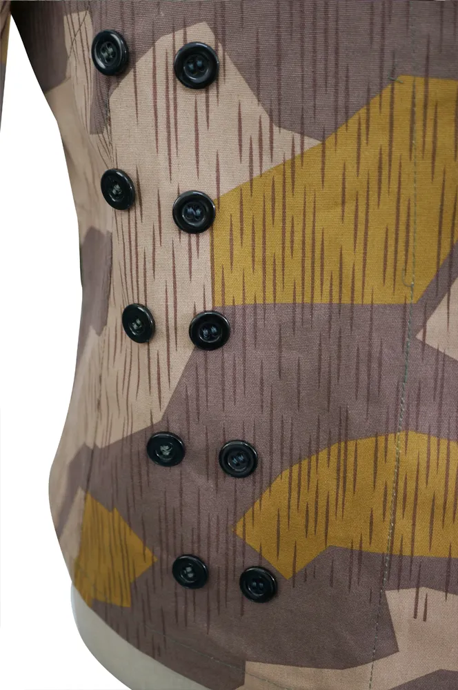  Wehrmacht German Splinter 41 Brown Variation Camo Panzer Wrap Jacket Type I German-Uniform