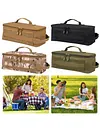 Camping Storage Bag Large Capacity Gas Canister Picnic Bag for Family Activities