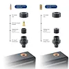 Fast Inflate Portable Pocket Bike Pump with Digital Gauge Bicycle Pump Auto Stop