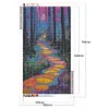 >SALE<5D DIY Full Round Drill Diamond Painting Graveled Path Home Decoration Art Craft