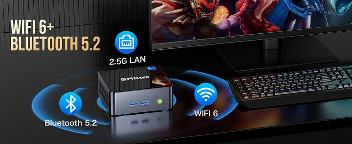 GMKtec M3 Plus ミニPC i9 / 32GB / 1TB SSD GMKtec M3 Plus Mini PC, Intel Core i9-12900HK 5.0GHz, 32GB DDR4