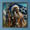 Indians nfl dallas cowboys-ronde drill diamond painting-40*40cm