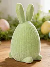 Flocked Easter Decorations Bunny Honeycomb Ornament DIY Table Centerpiece Set Ornaments for Spring Home Holiday