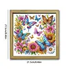 DIY Special Shape Double sided Print Clear Diamond Art Kit Wooden Framed Diamond Painting Kit(21.5x21.5cm)