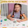 10Pairs Double Sided Dangle Drop Diamond Art Earring Kit for Women Girl (Autumn)