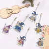 6Pcs DIY Diamond Painting Owl Keychain