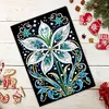 (US Local)Flower Special Shaped Diamond Painting Journal Notebook for Adults Students
