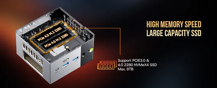 AMD Ryzen™ AI 9 HX 370 --EVO-X1 AI Mini PC