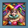Diamond Painting-5D Full Round Drill Clown(40*40 CM)