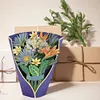 Floral Thank You Card 3D Pop Up Card for Mom Women (Tropical Flower)