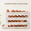 Egg Holder for Fridge, Eggs Dispenser Auto Rolling