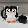 Cute Penguin Cow Leak Proo Ice Cream Pint Containers for Gathering Party Picnic