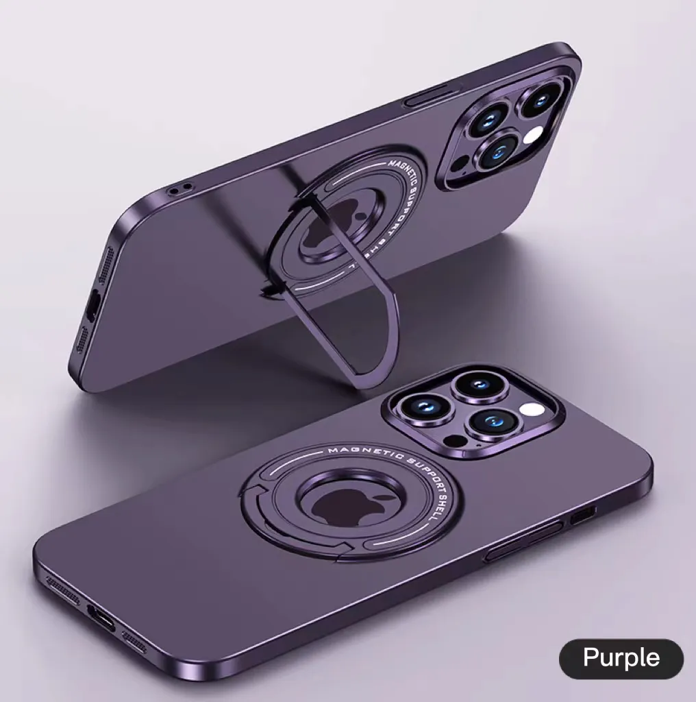 Suitable for iPhone 13/14 Series Magnetic Invisible Bracket Phone Case