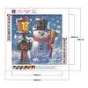 Snowman - Full Round Diamond Painting