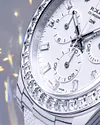 DiW Rolex Rainbow Daytona CRYSTAL In Quartz Fiber