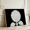 DIY Pearl Painting Sunflower for Home Wall Decor with Frame(20x30cm)