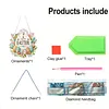 Easter Egg DIY Acrylic Special Shape Drill Diamond Art Hanging Decor Kits